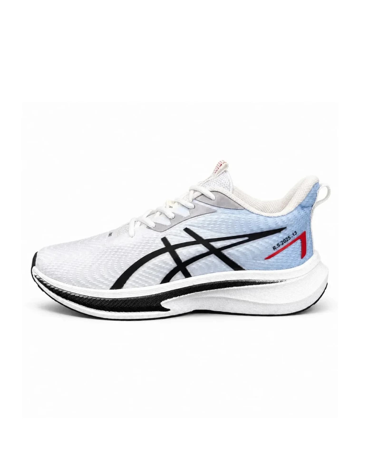 کفش کتانی مردانه زیره بست مدل رانینگ اسیکس سفید ابی Asics — تصویر ۶