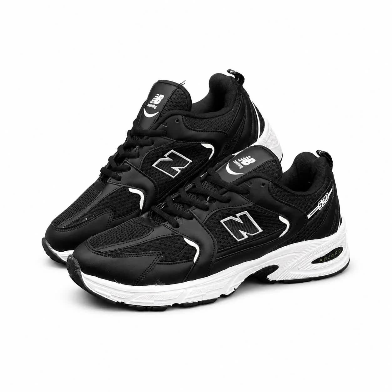 کفش کتونی مردانه مدل نیوبالانس530 مشکی تمام New BALANCE530 — تصویر ۳