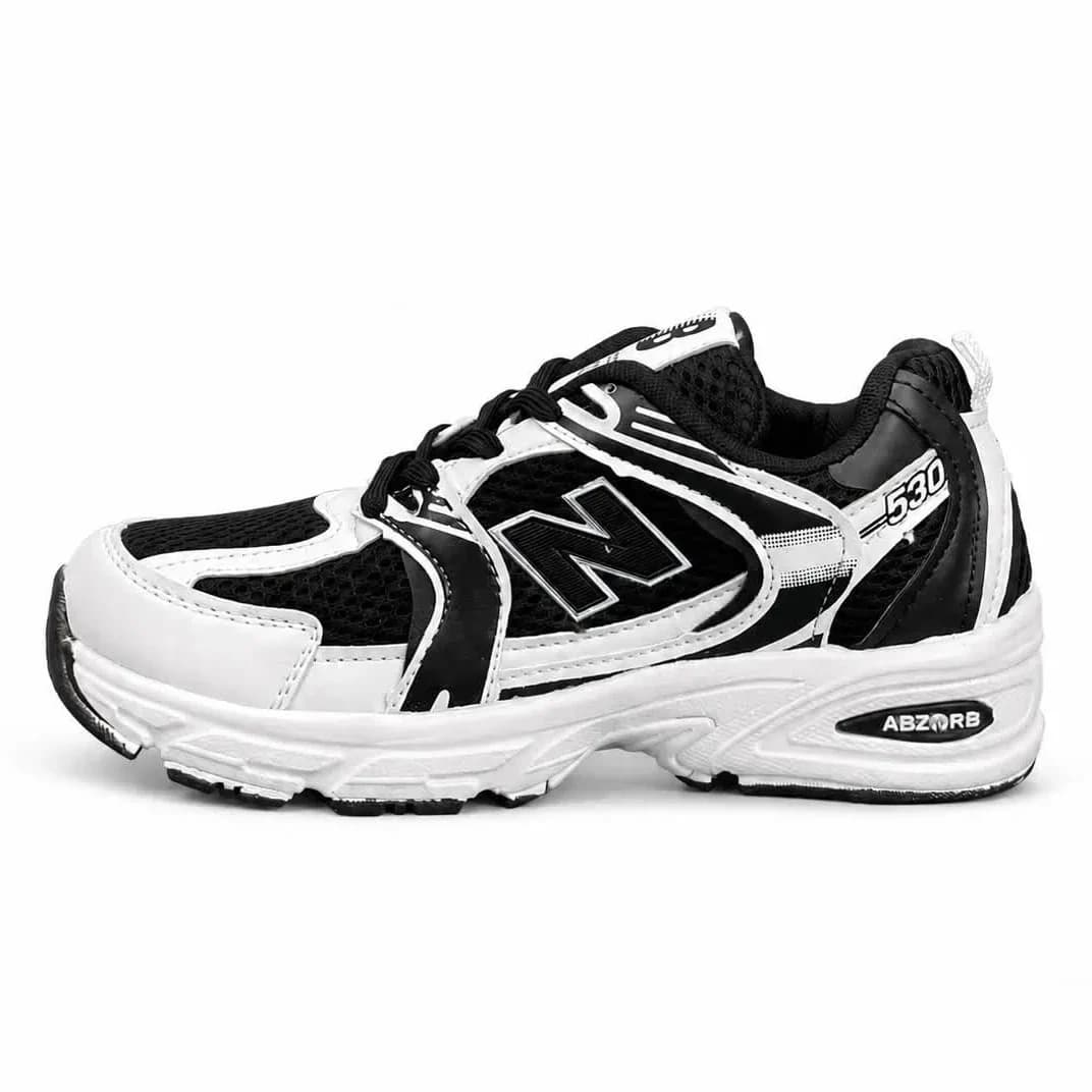 کفش کتانی زنانه مدل نیوبالانس۵۳۰مشکی سفید New Balance 530