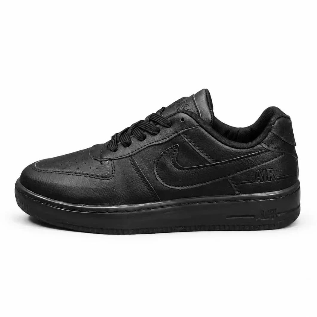 کفش کتانی مردانه زنانه و بزرگ پا مدل ایرفورس مشکی Nike Air Force