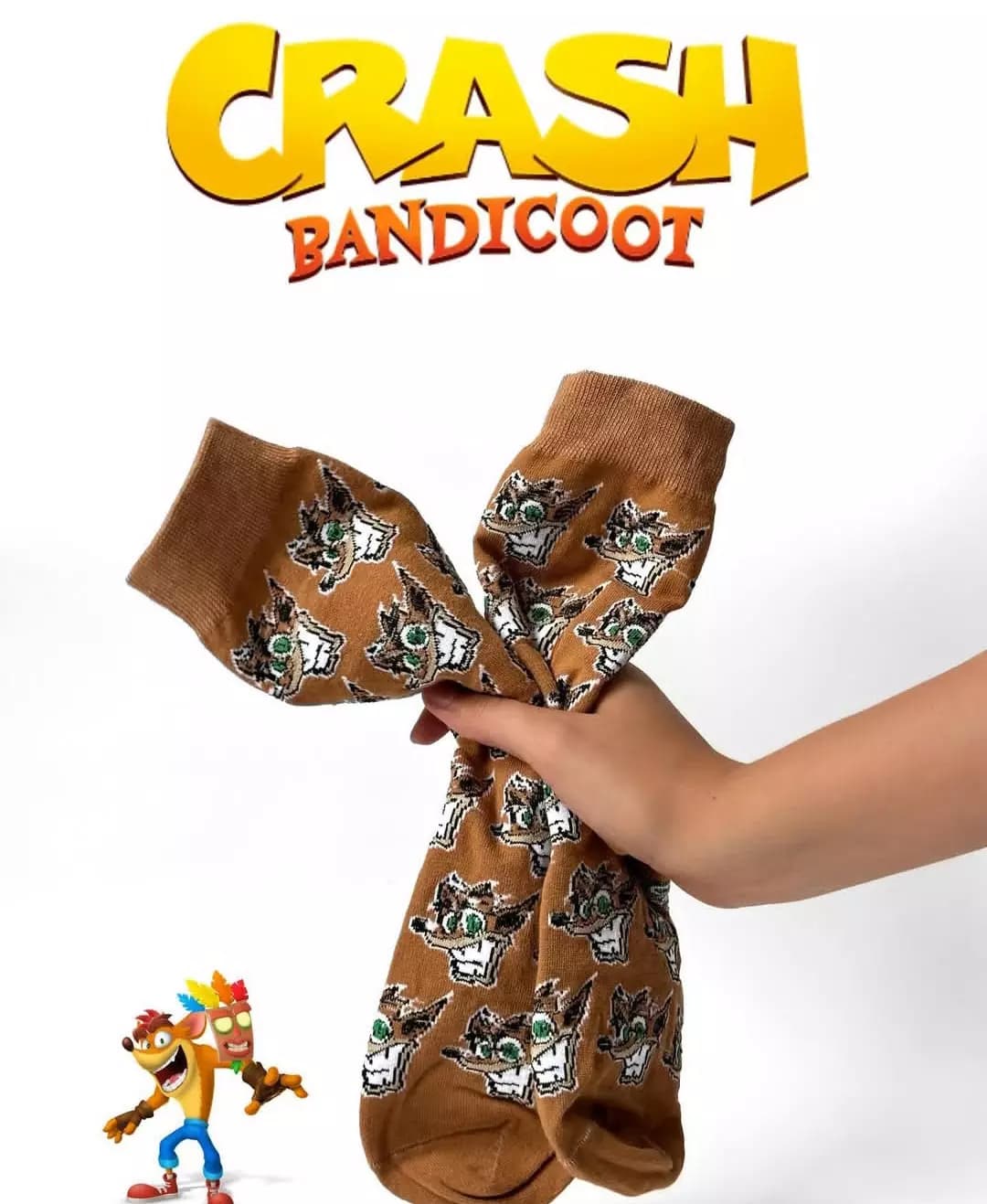 جوراب گیمینگ کراش Crash Bandicoot — تصویر ۴