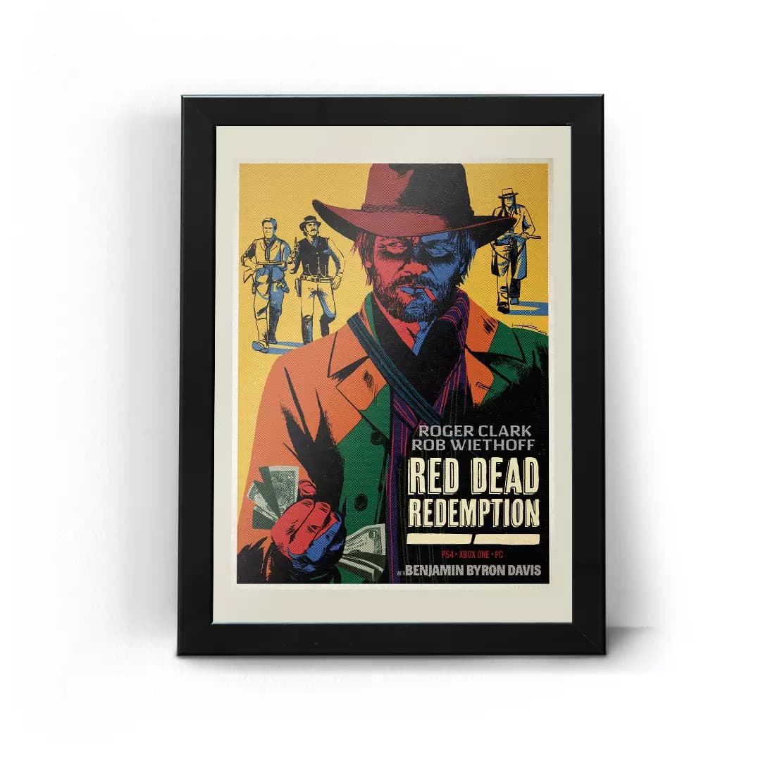 تابلو قاب رد دد ردمپشن طرح 11 Red Dead Redemption