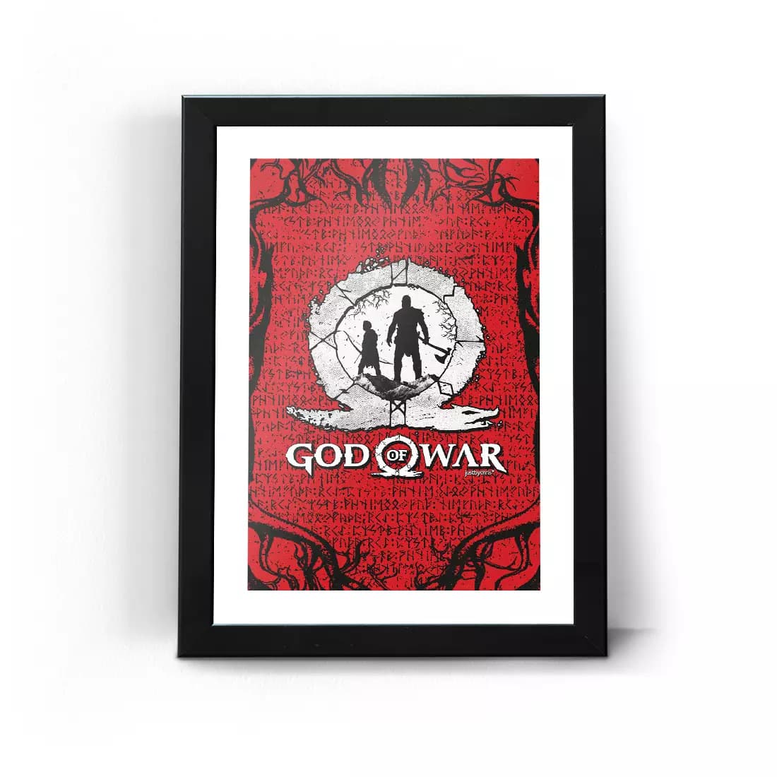 تابلو قاب خدای جنگ God of War طرح 21