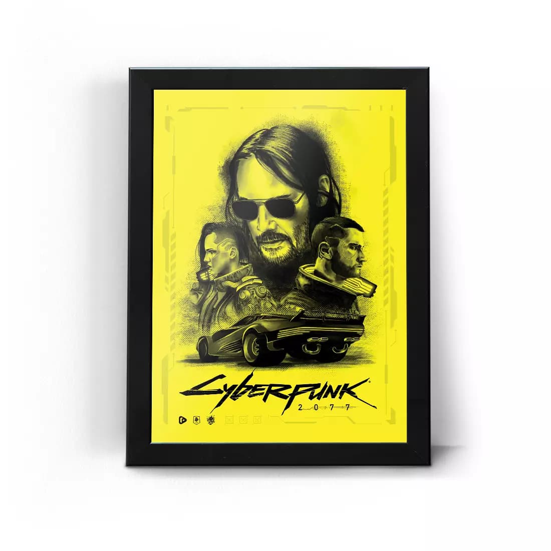 تابلو قاب سایبرپانک طرح 10 Cyberpunk 2077