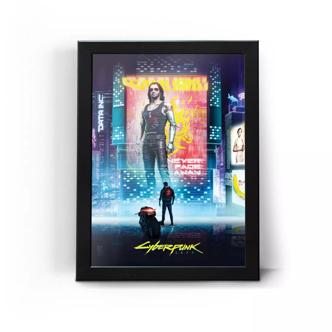 تابلو قاب سایبرپانک طرح 9 Cyberpunk 2077