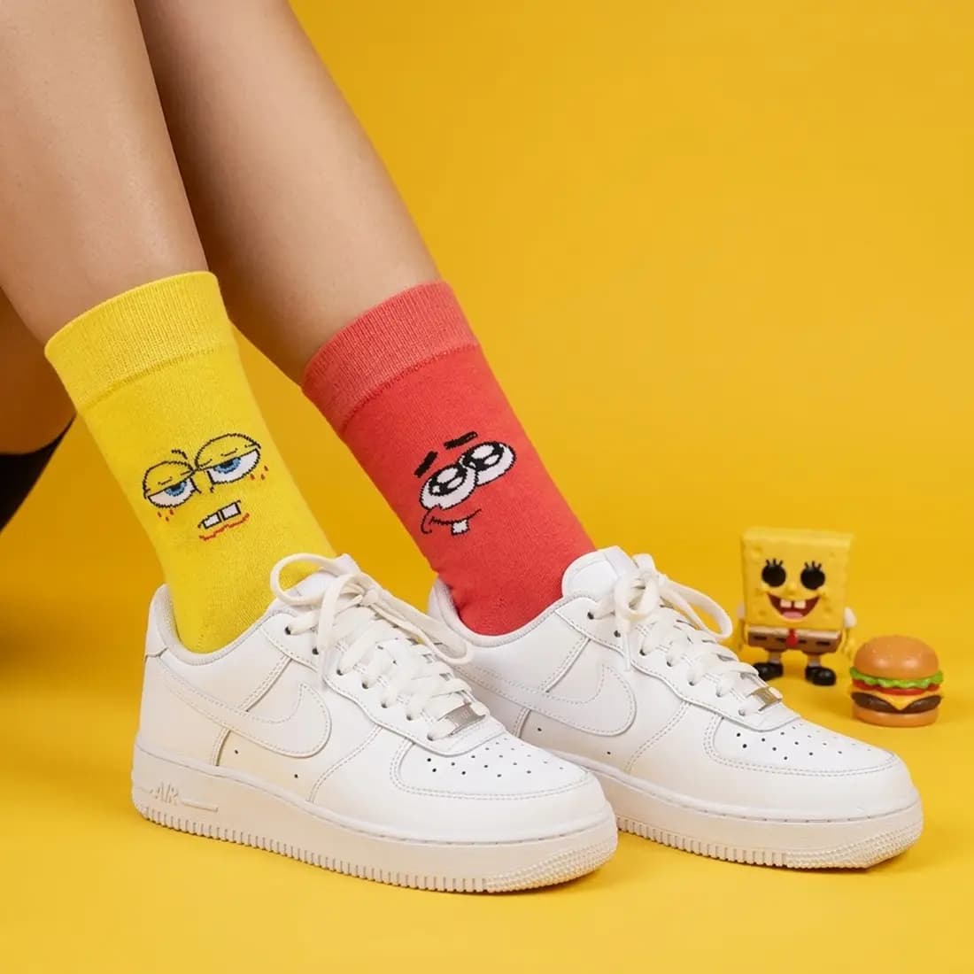 جوراب باب اسفنجی و پاتریک Sponge Bob & Patrick