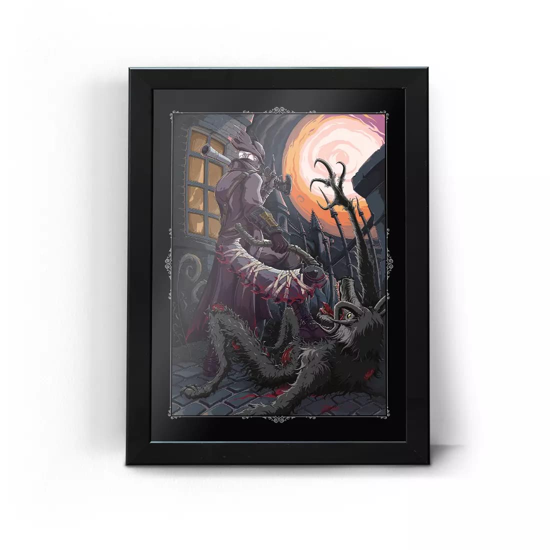 تابلو قاب بلادبورن طرح 23 Bloodborne
