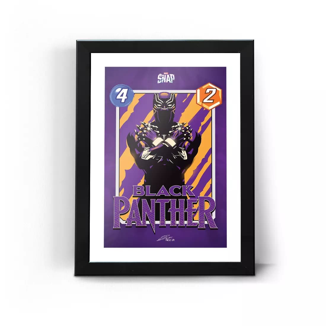 تابلو قاب کمیک پلنگ سیاه Black Panther