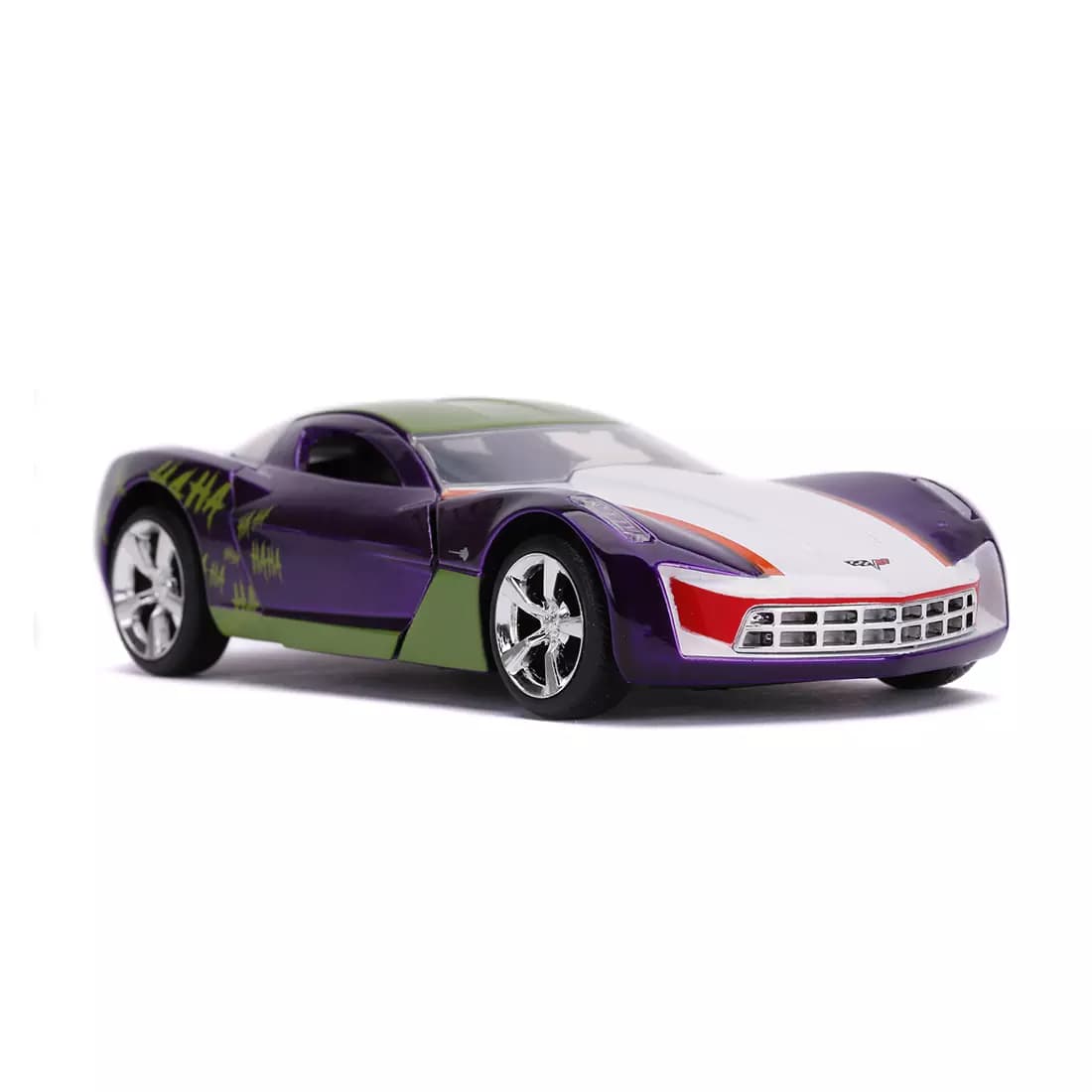 ماکت ماشین فلزی جادا Chevrolet Corvette طرح جوکر — تصویر ۲