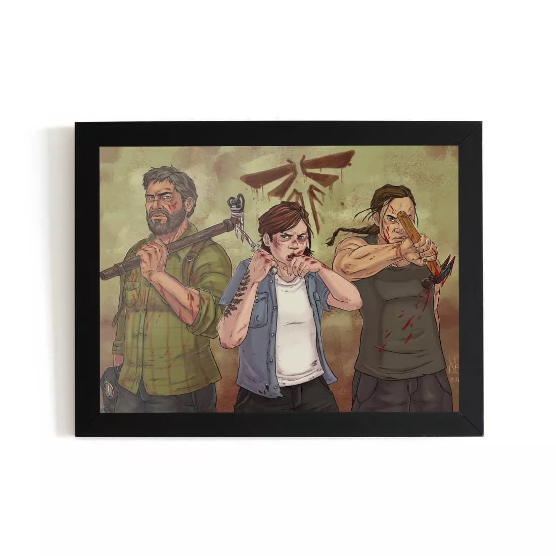 تابلو قاب لست آف آس The last of us طرح 2