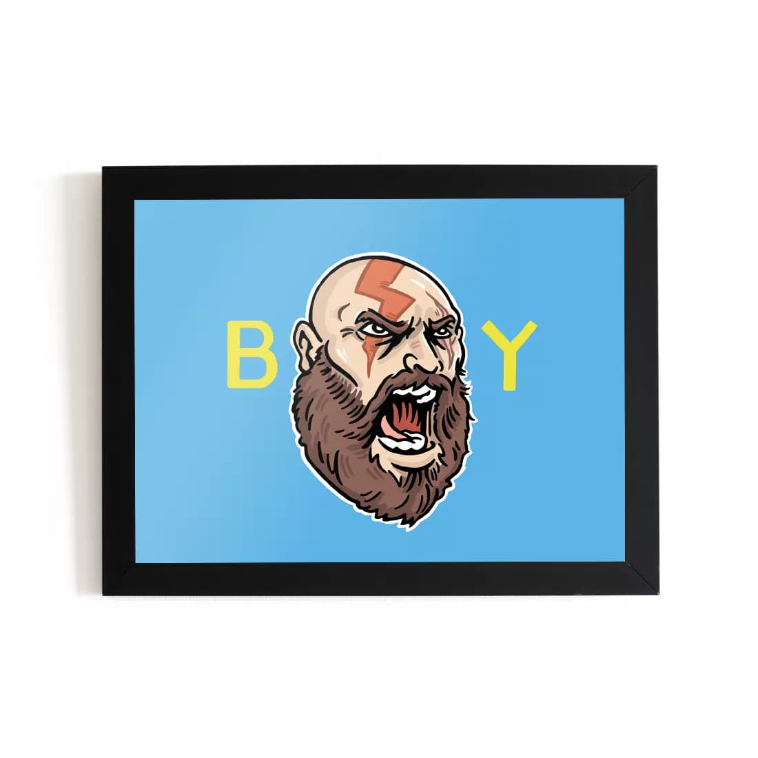 تابلو قاب گاد آف وار طرح 16 God of War