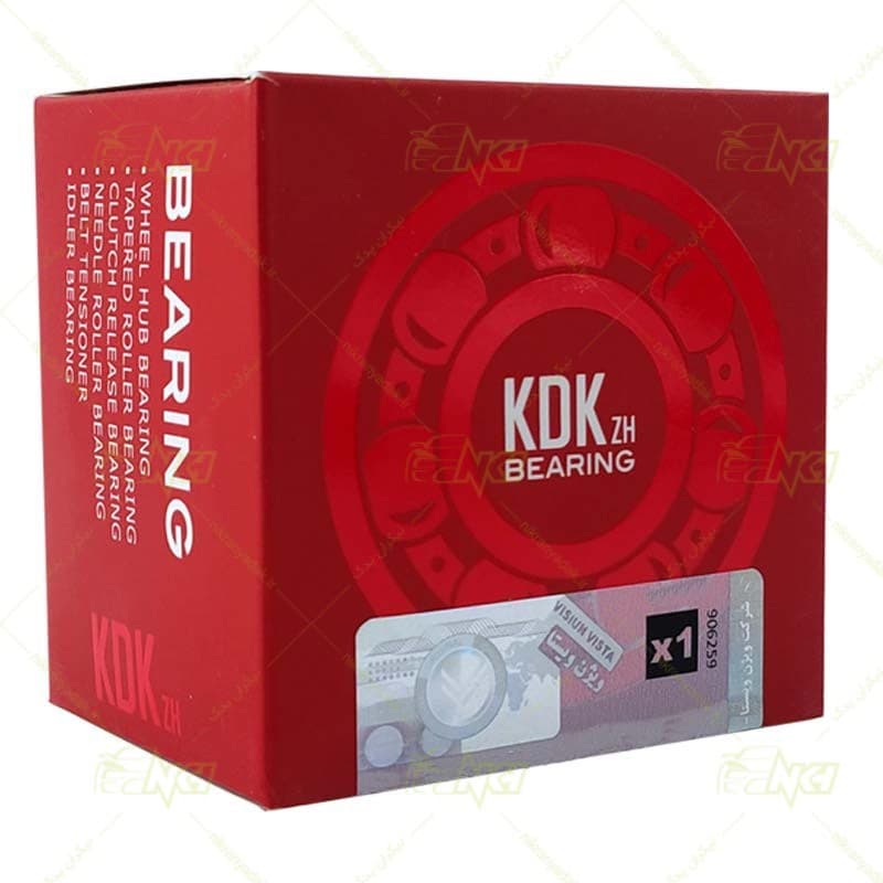 بلبرینگ توپی چرخ جلو (بدون خار و مهره) پژو 206 (TU2) کی دی کی (KDK) اصلی با لیبل ویژن — تصویر ۲