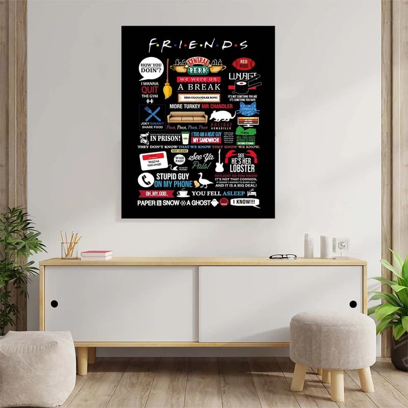 تابلو شاسی مدل Friends کد S-2174 — تصویر ۴