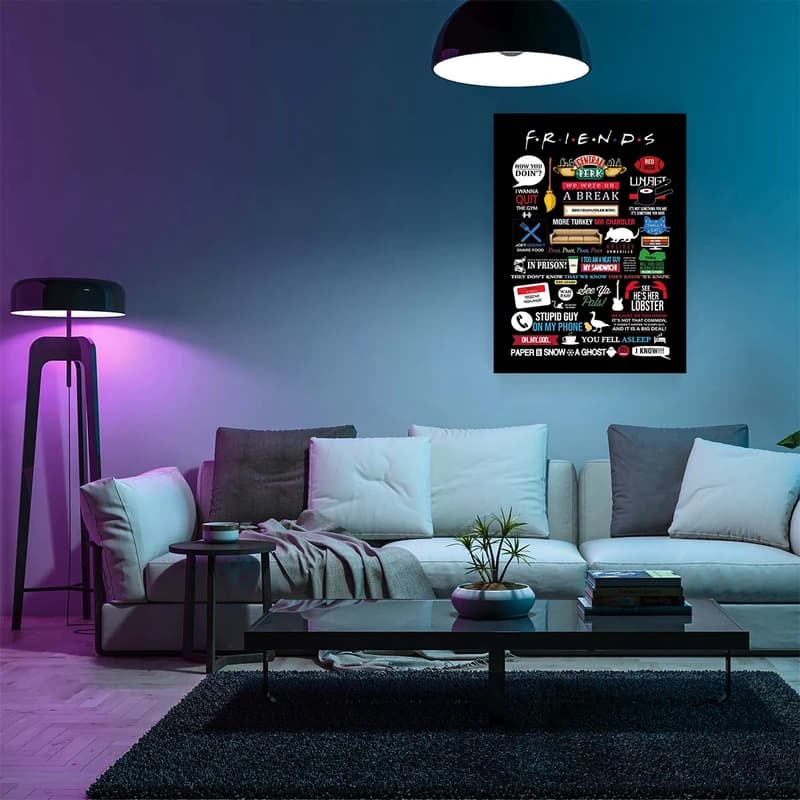 تابلو شاسی مدل Friends کد S-2174 — تصویر ۷