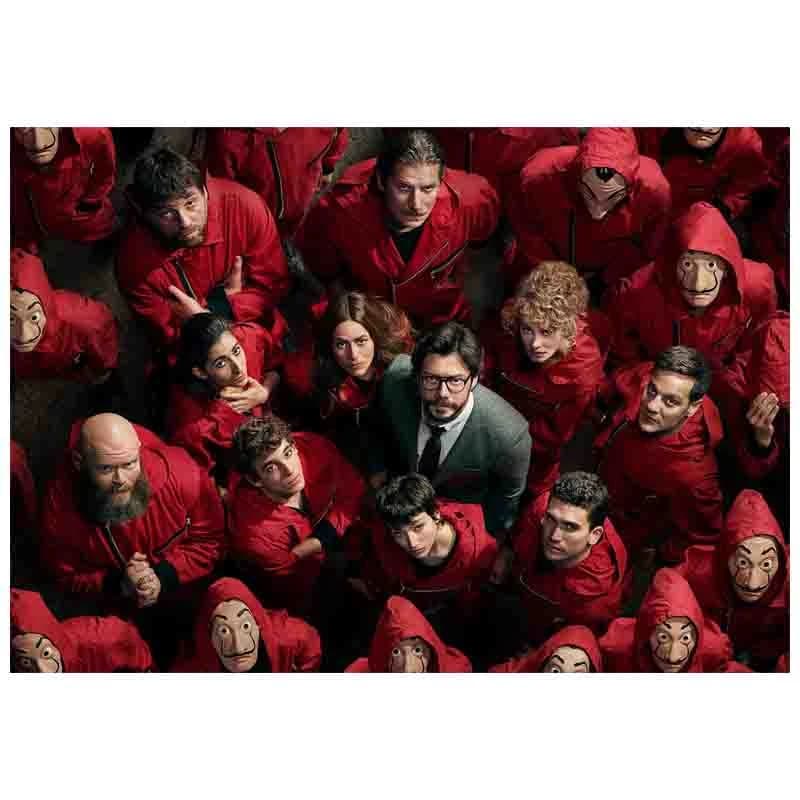 تابلو شاسی طرح سینما مدل Money Heist کد A82 — تصویر ۲