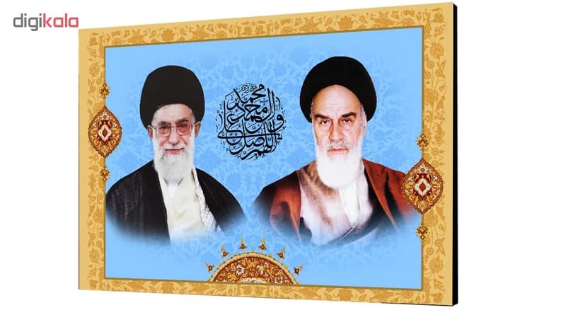 تابلو شاسی طرح آیت اله خامنه ای و امام خمینی کد 0262 — تصویر ۲
