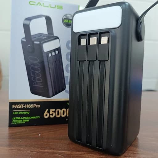 پاوربانک فست شارژ 65000 کالوس مدل fast-H65 pro — تصویر ۶