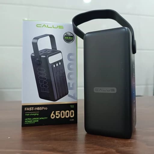 پاوربانک فست شارژ 65000 کالوس مدل fast-H65 pro — تصویر ۵