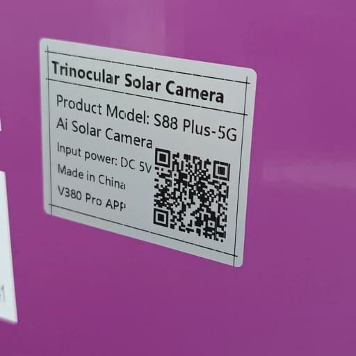 دوربین مداربسته سولار HONTON با نرم افزار V380 pro — تصویر ۲