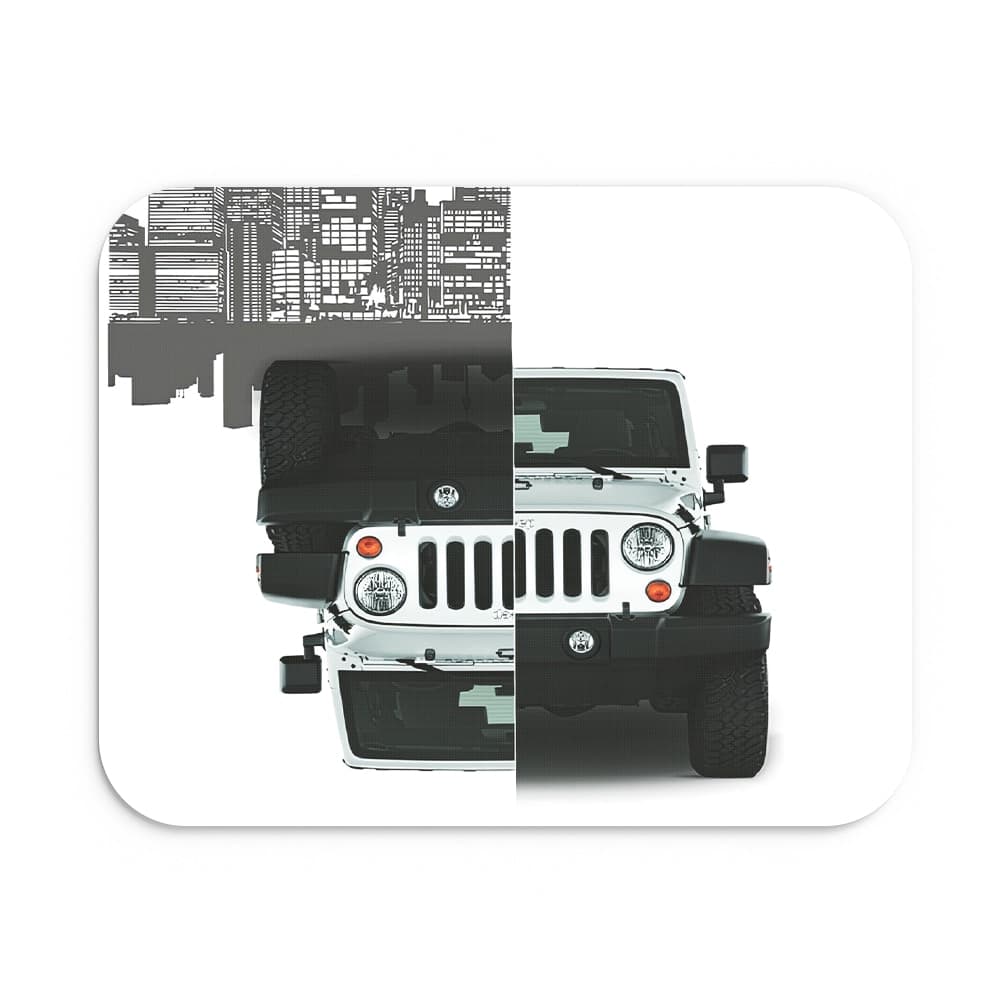 موس پد ماشین طرح جیپ روبیکان کد MOP-23935