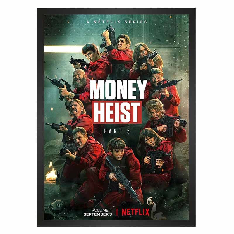 تابلو سریال خانه کاغذی Money Heist