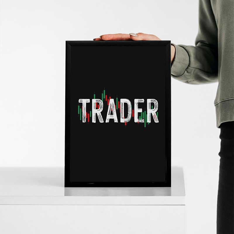 تابلو نوشته تریدر trader — تصویر ۲