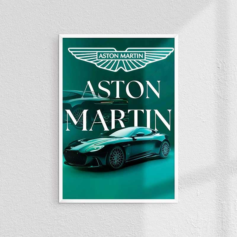 تابلو طرح ماشین مدل استون مارتین Aston Martin — تصویر ۲