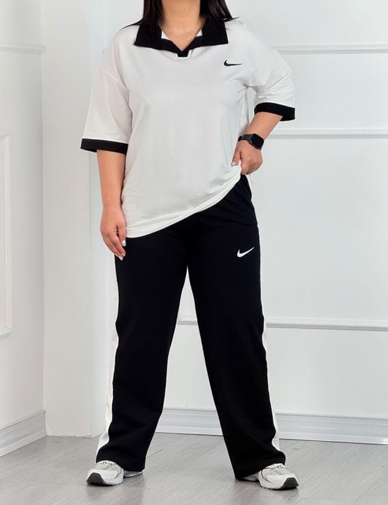 ست پولوشرت و شلوار زنانه NIKE کد : 56588 — تصویر ۳