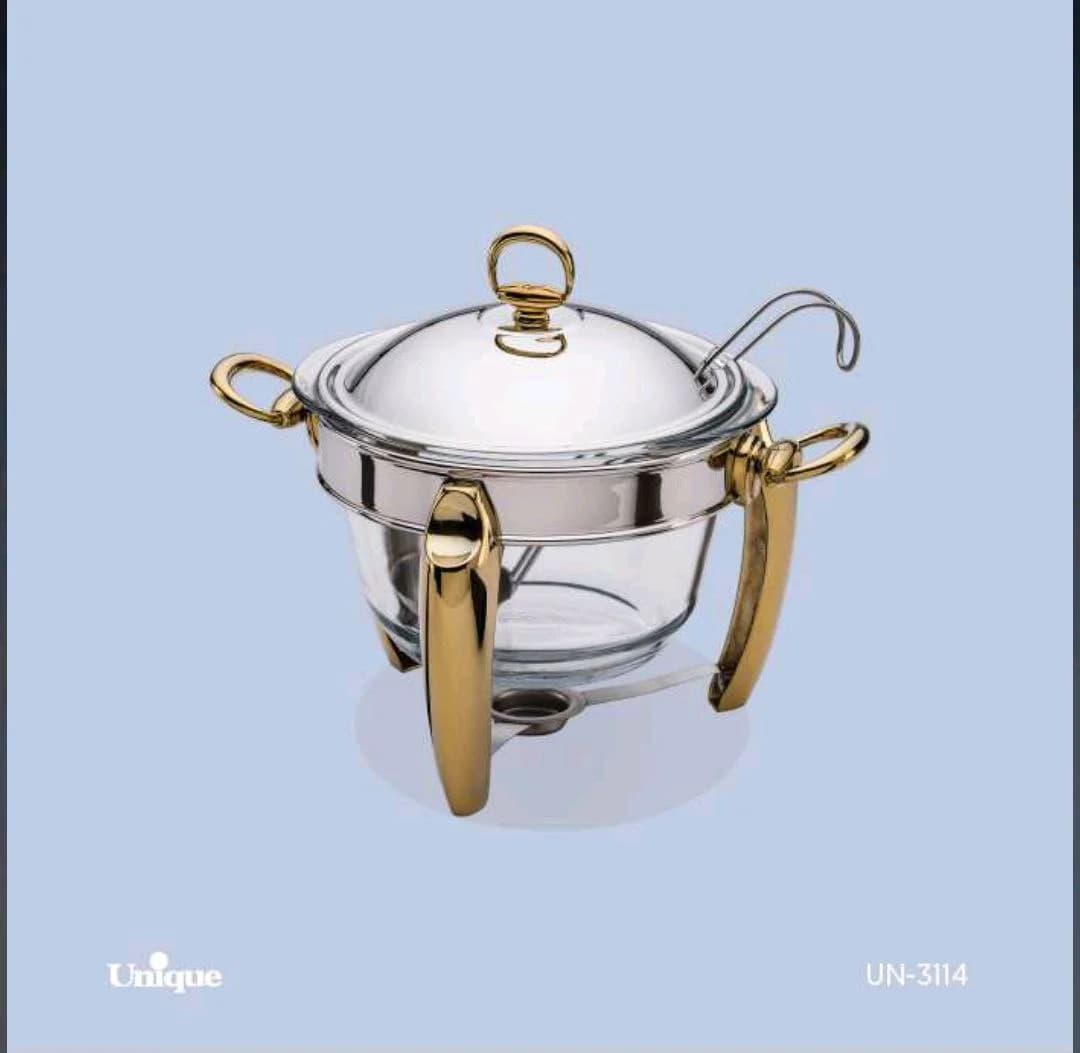 سوفله سوپ خوری پافیلی طلایی یونیک کد UN-3114