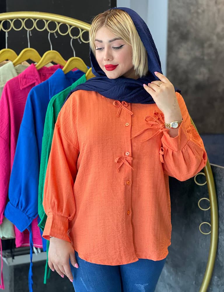 شومیز پاپیون کد : sh587 — تصویر ۵