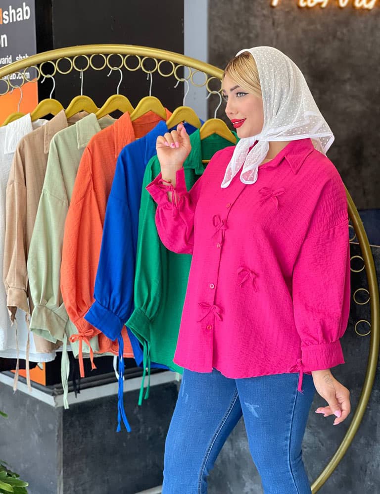شومیز پاپیون کد : sh587 — تصویر ۴