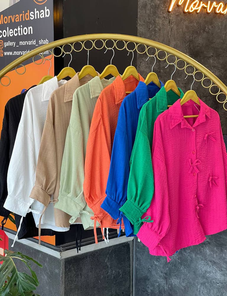 شومیز پاپیون کد : sh587 — تصویر ۷