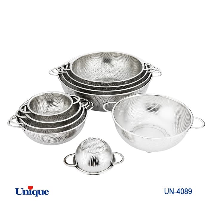 ست آبکش 10 پارچه یونیک Unique استیل کد UN-4089
