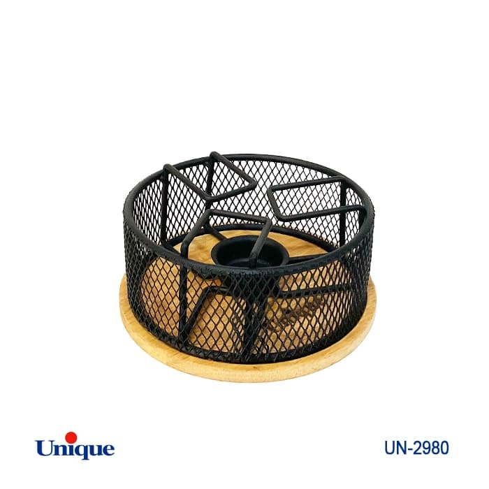 وارمر چوبی یونیک Unique مشکی گرد کد UN-2980