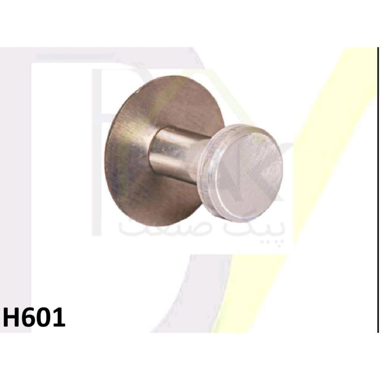 رخت آویز دیوار کوب فلزی پیک peak رنگ مشکی کوره ای کد H601