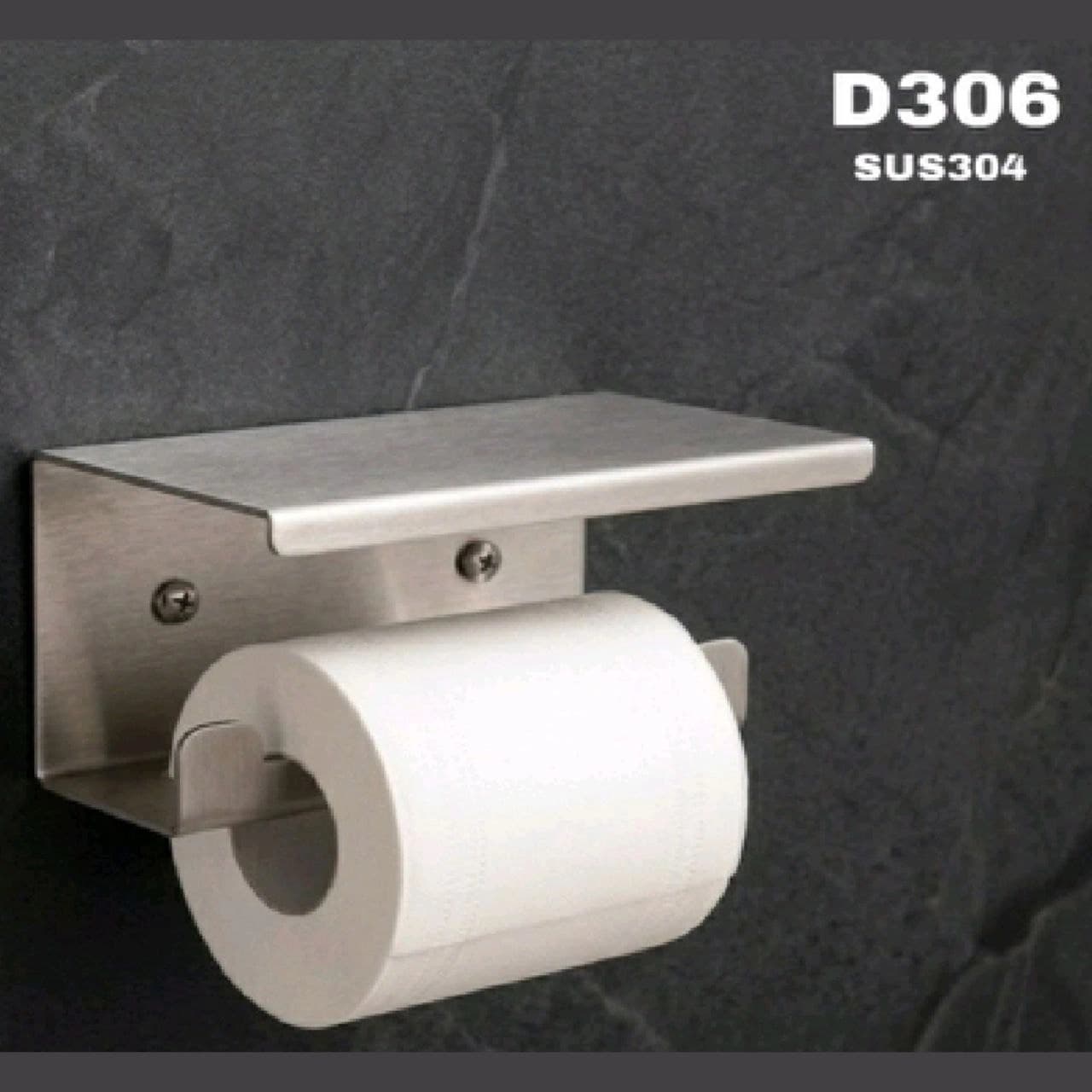 شلف دستمال استیل پیک peak رنگ کروم کد D306