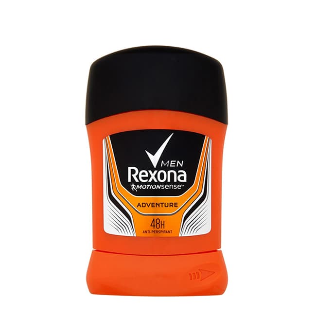 مام استیک رکسونا ضد تعریق نارنجی مردانه rexona men adventure 48h — تصویر ۵