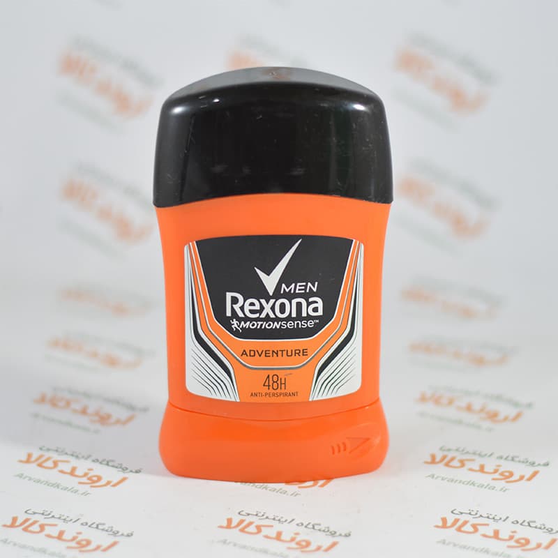 مام استیک رکسونا ضد تعریق نارنجی مردانه rexona men adventure 48h — تصویر ۲