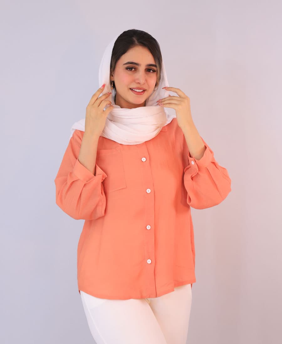 شومیز | شومیز سارینا کد 1082 – نارنجی
