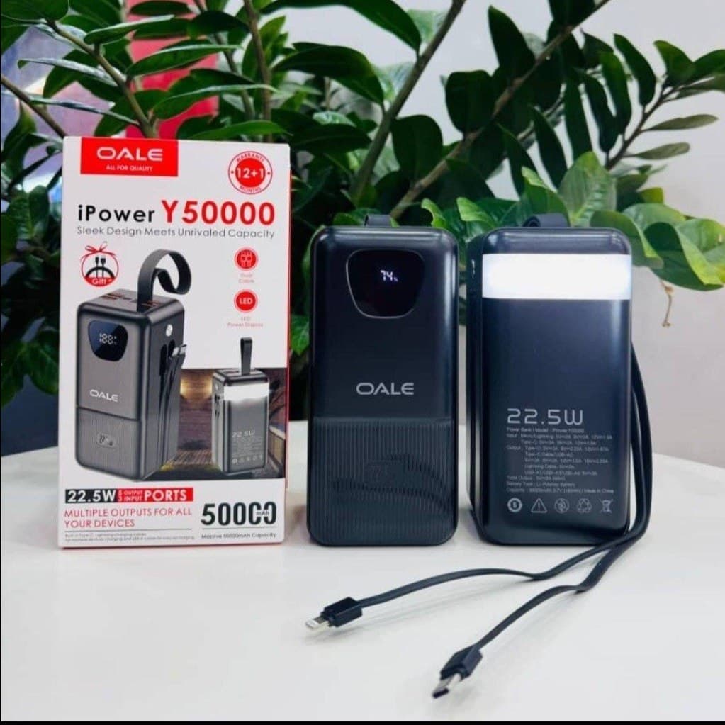 پاوربانک 50000 میلی آمپر OLAE مدل Y50000 — تصویر ۲