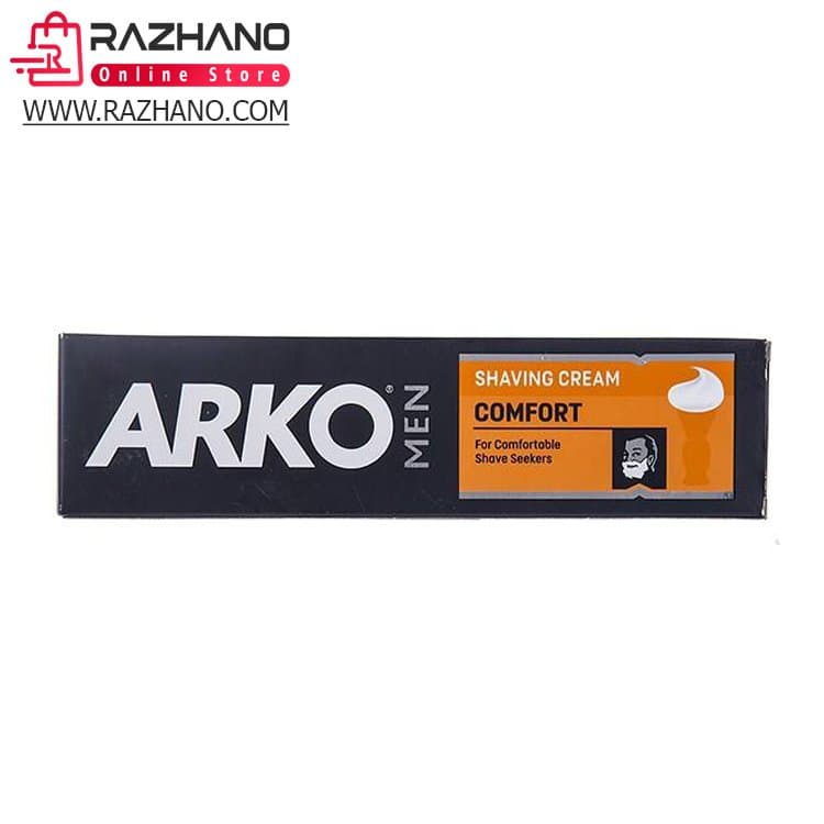 خمیر اصلاح صورت آرکو مردانه ARKO men shaving cream comfort — تصویر ۶