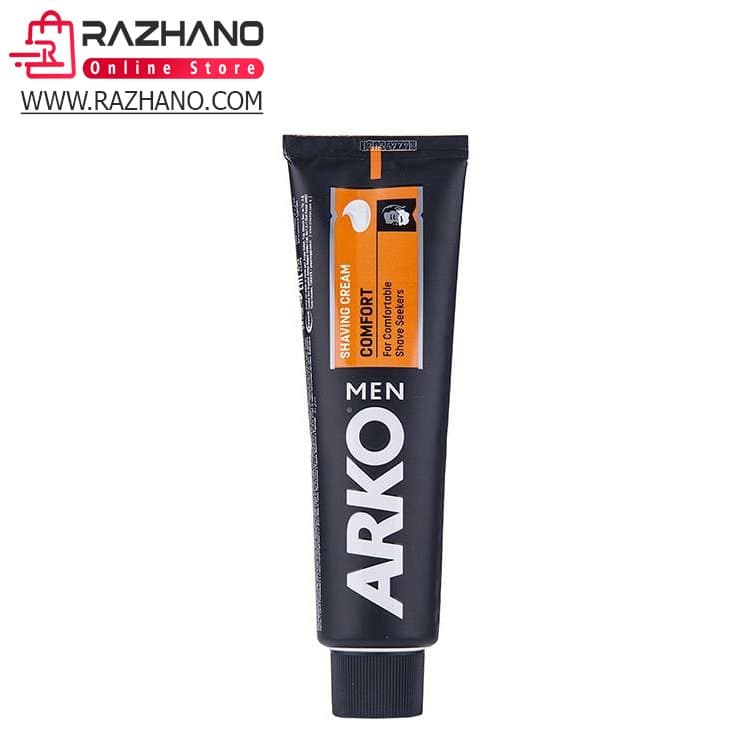 خمیر اصلاح صورت آرکو مردانه ARKO men shaving cream comfort — تصویر ۷