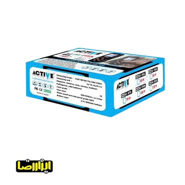 متر لیزری اکتیو 50 متری مدل AC-7650L — تصویر ۶