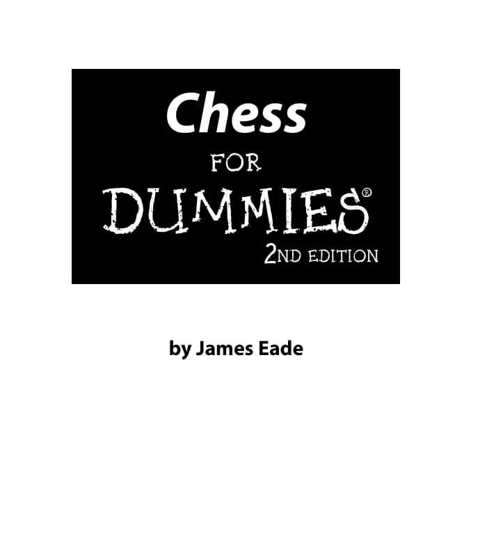 کتاب Chess For Dummies (شطرنج برای مبتدیان) اثر جیمز اید – نسخه انگلیسی PDF