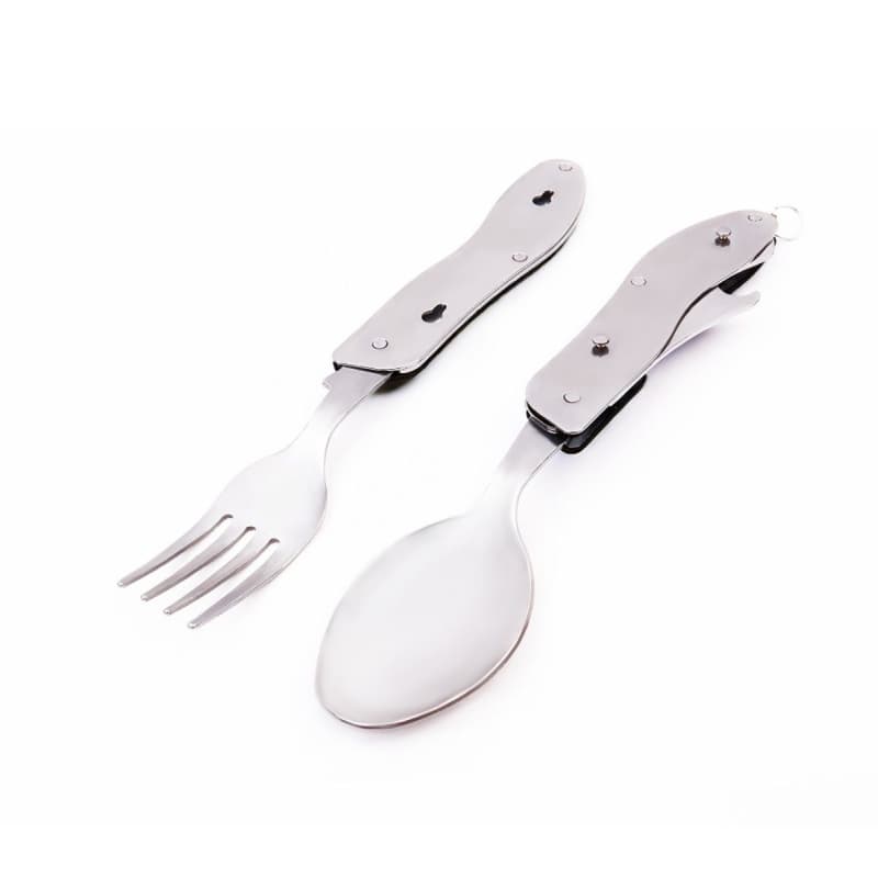 ست قاشق، چنگال و چاقوی کمپینگ اورکمپ Orcamp مدل OUT-1350 – ابزار چندکاره، تاشو و مناسب برای سفرهای طبیعت‌گردی — تصویر ۵