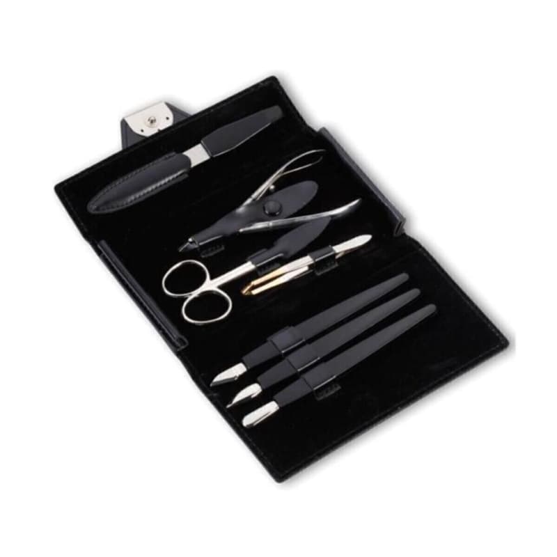ست مانیکور حرفه‌ای زولینگن آلمان مدل FD-222-N با کیف چرمی و ابزار فولادی ضدزنگ – مناسب برای استفاده خانگی و حرفه‌ای