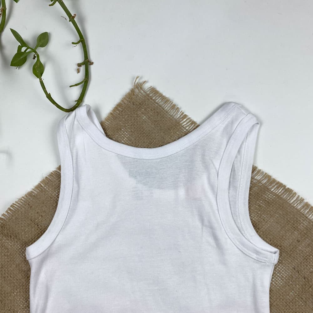 تاپ نخ پنبه پسرانه برند Pepperts طرح ساده سفید رنگ — تصویر ۵
