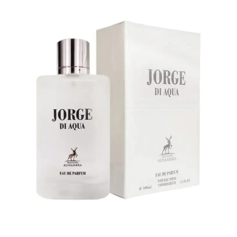 عطر ( ادکلن ) الحمبرا مدل آکوا دی جیو سفید | JORGE DI PROFUMO