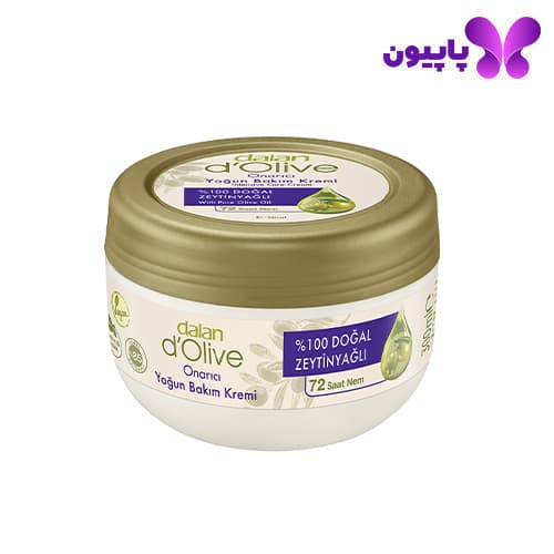کرم مرطوب کننده و مغذی دست و بدن 72 ساعته روغن زیتون دالان 300 میل
