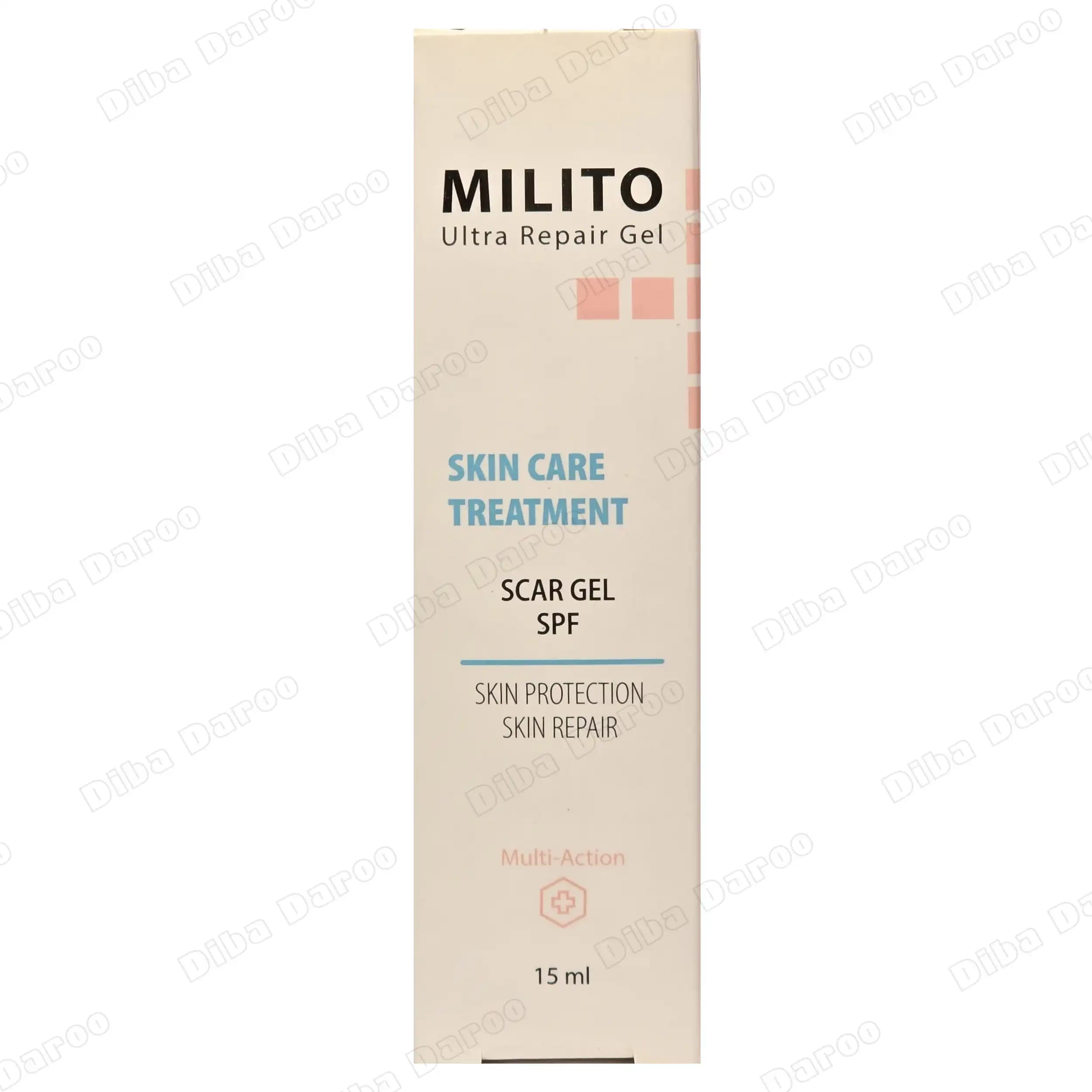 ژل مراقبت از پوست میلیتو ترمیم جراحات پوستی SPF 30